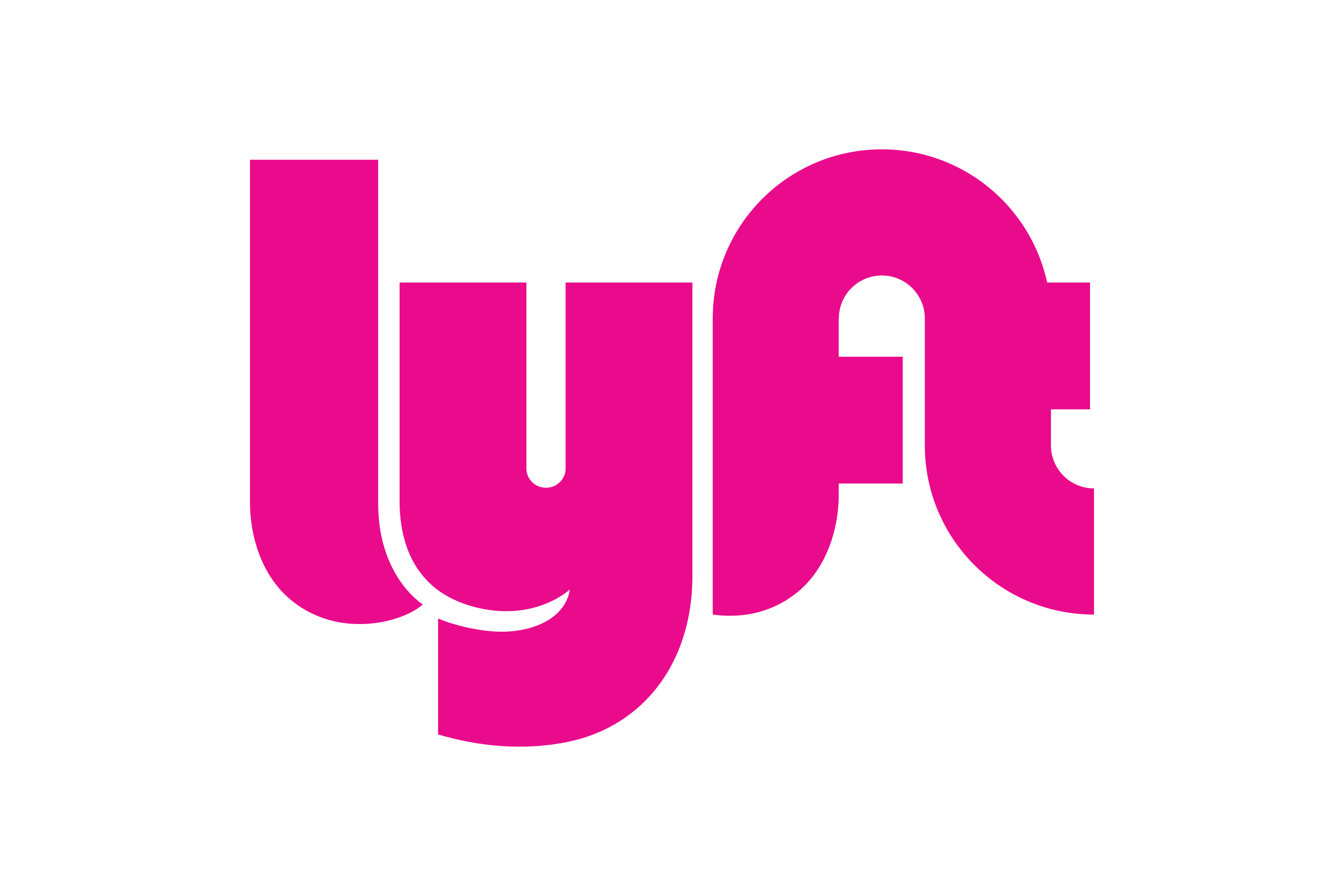 Lyft Ridesharing company logo